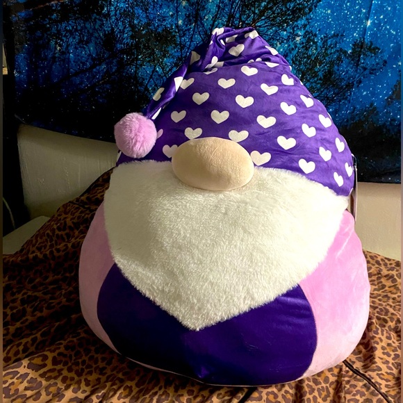 Squishmallows Toys Giant Squishmallow Nefen Gnome Valentines